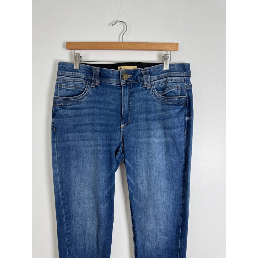 Flattering Democracy Womens 12 Ab-solution Skinny Jeans Blue Medium Wash Stretch - Picture 9 of 11